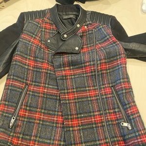 Sara moto leather jacket